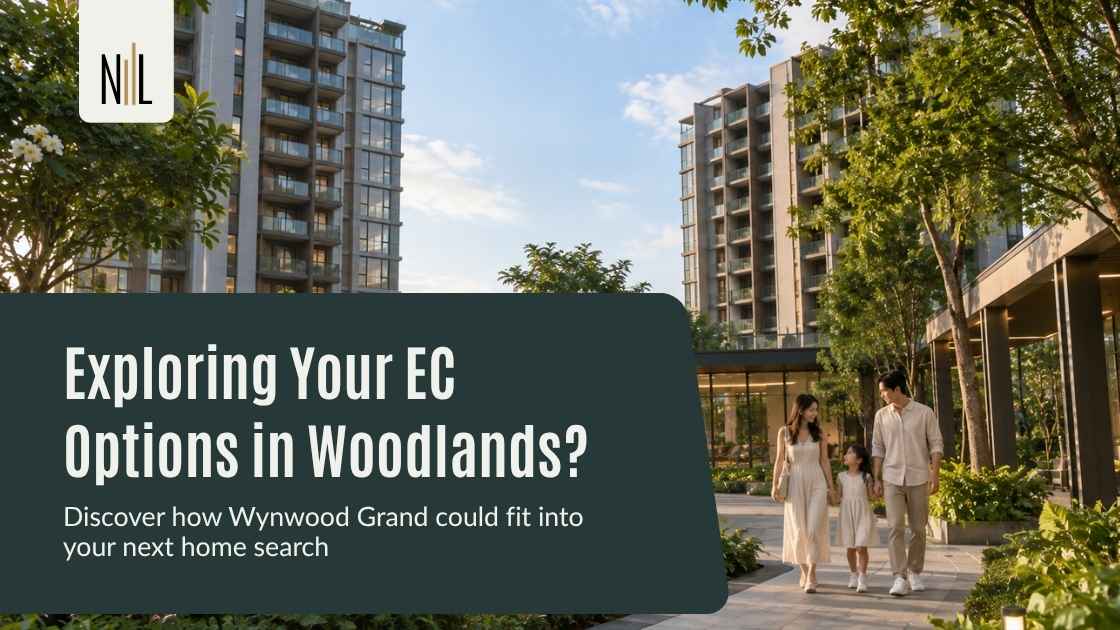 Wynwood Grand executive condo surrounded by greenery in Woodlands