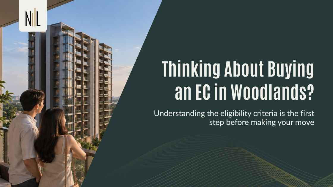 Executive Condo in Woodlands Modern executive condominium in Woodlands with a young couple viewing the property